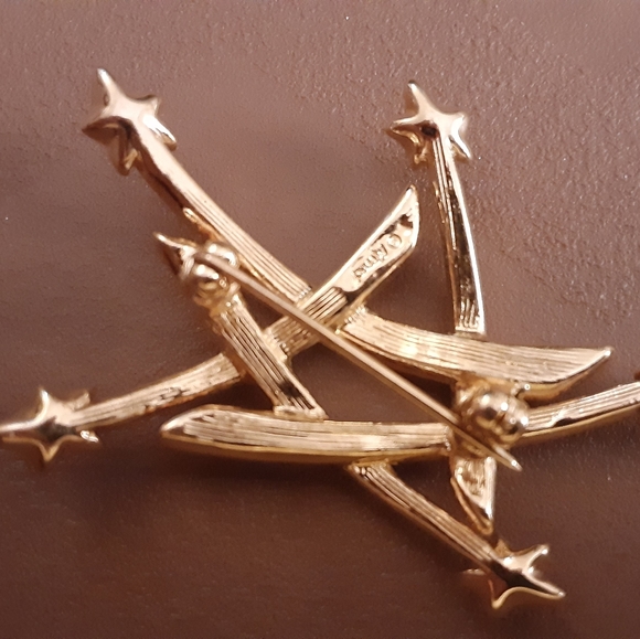 Vintage Monet Shooting Star Brooch - Picture 2 of 3